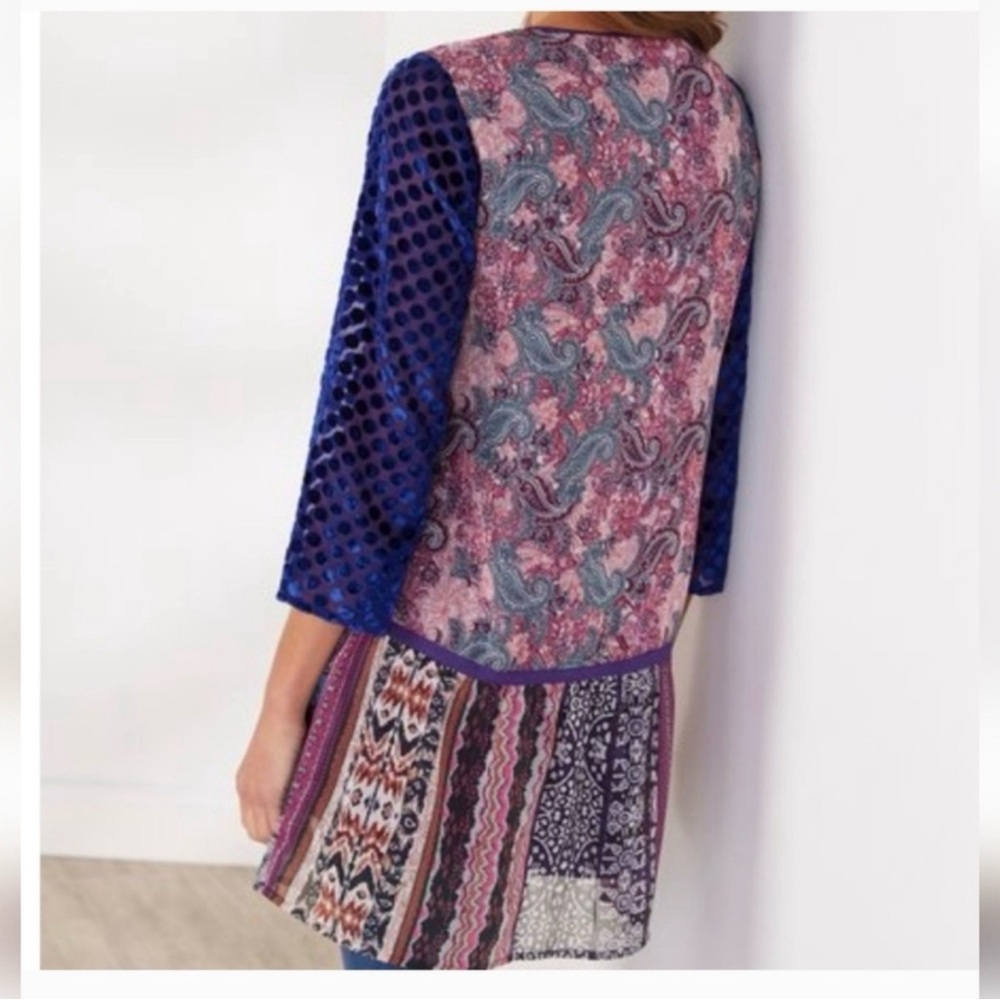 SOFT SURROUNDINGS All Together Patchwork Tunic Dr… - image 2